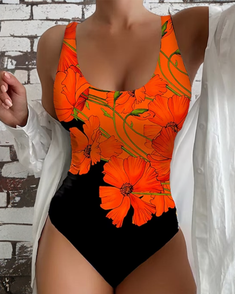Kassandra | Stylish Floral One-Piece Swimsuit