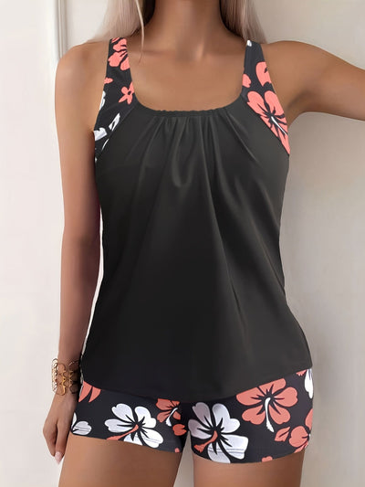 Nina | Floral Comfort Tankini Set
