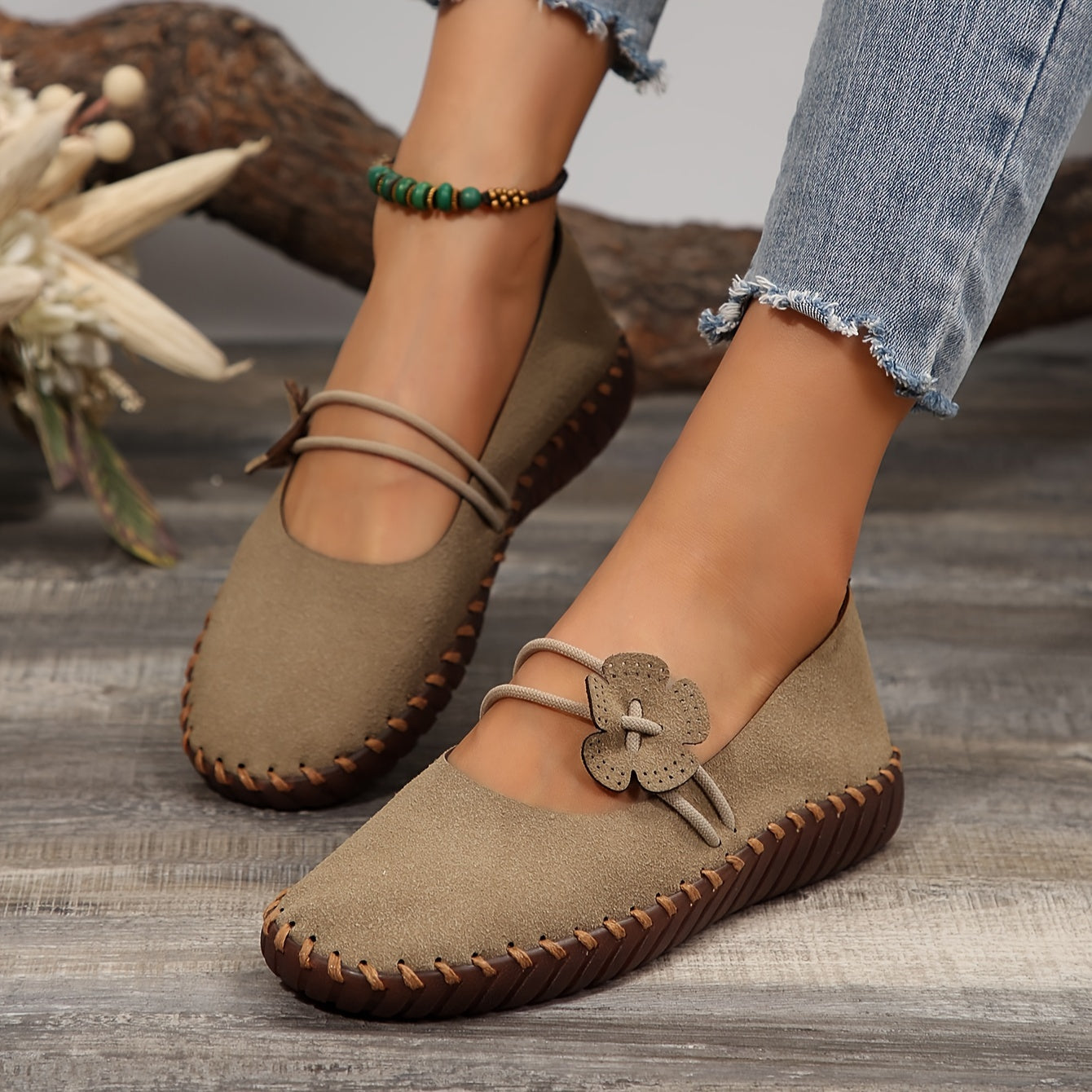Freya | Stitched Casual Orthopedic Loafers