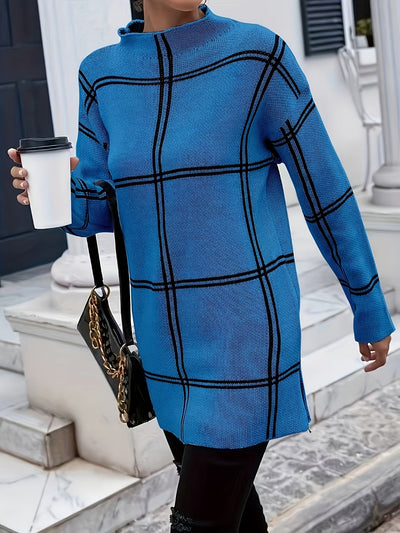 Vienna | Stylish Grid Sweater