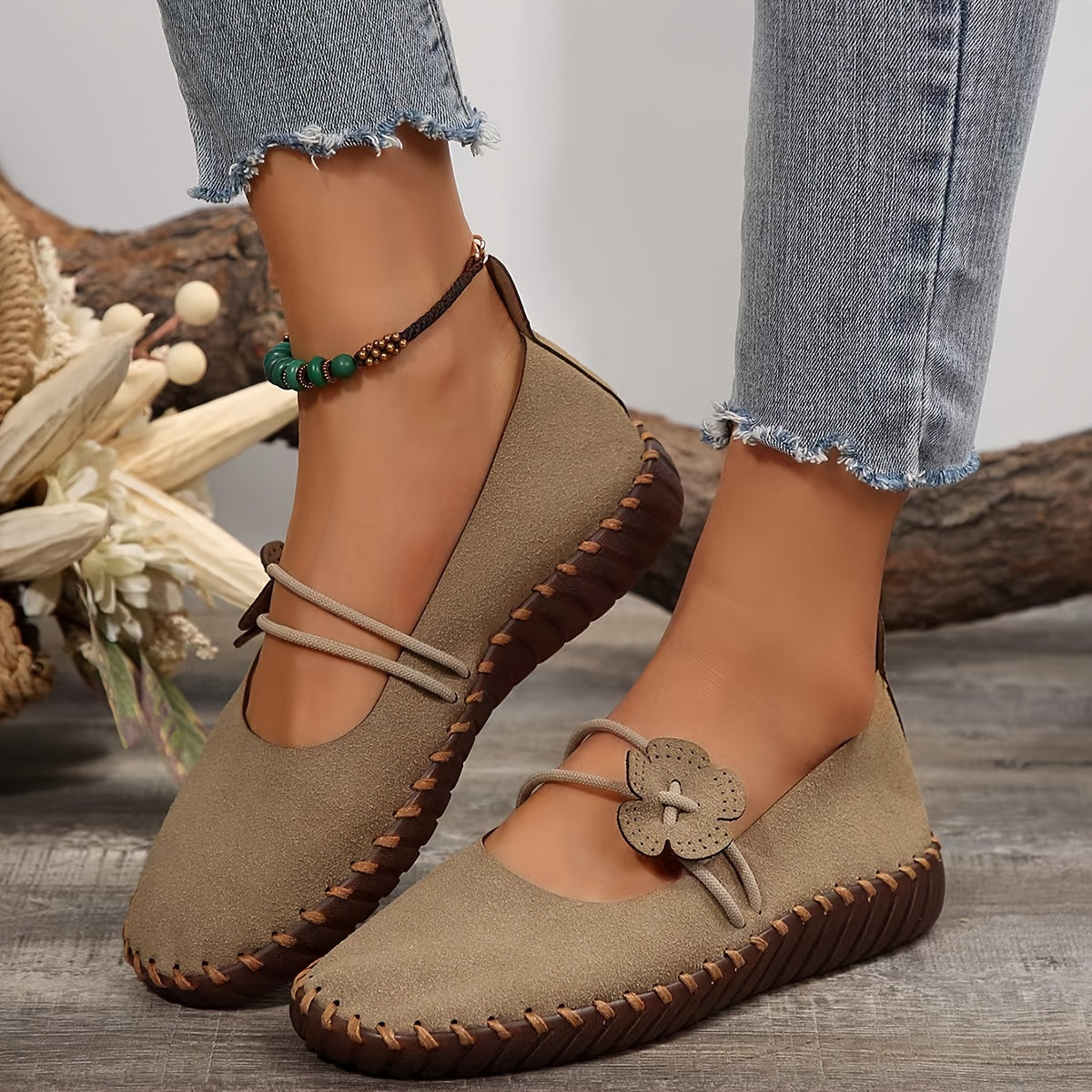 Freya | Stitched Casual Orthopedic Loafers