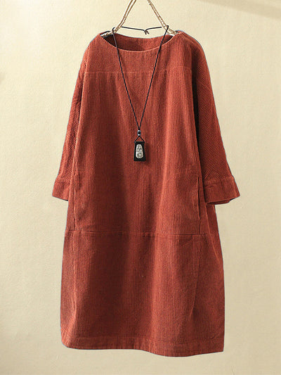 Mira | Corduroy Tunic Dress