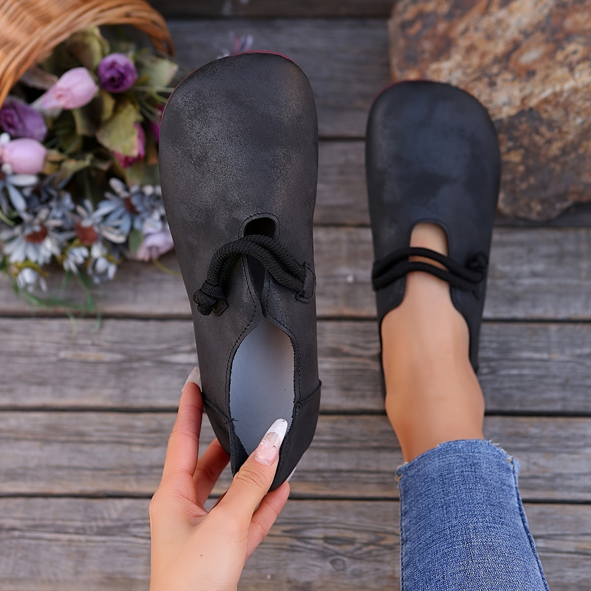 Pamela | Retro Style Slip-On Orthopedic Loafers