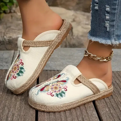 Carlota | Floral Orthopedic Mules
