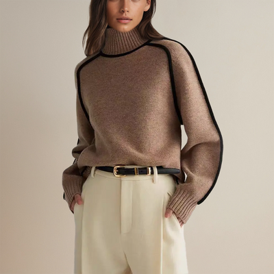 Adela | Overzied Couture Turtleneck Sweater