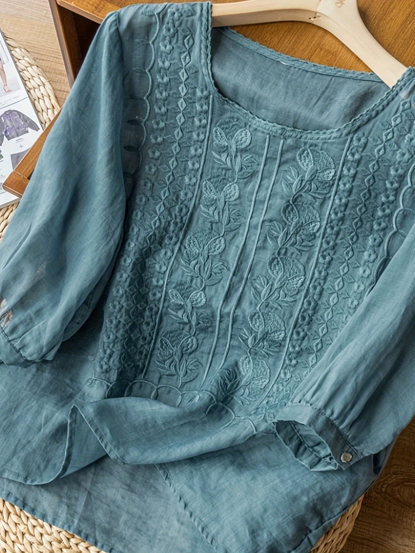 Elodie | Vintage Lace Blouse