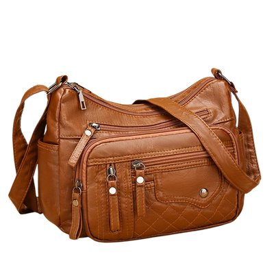 Vera | Multi Zipper Crossbody Bag