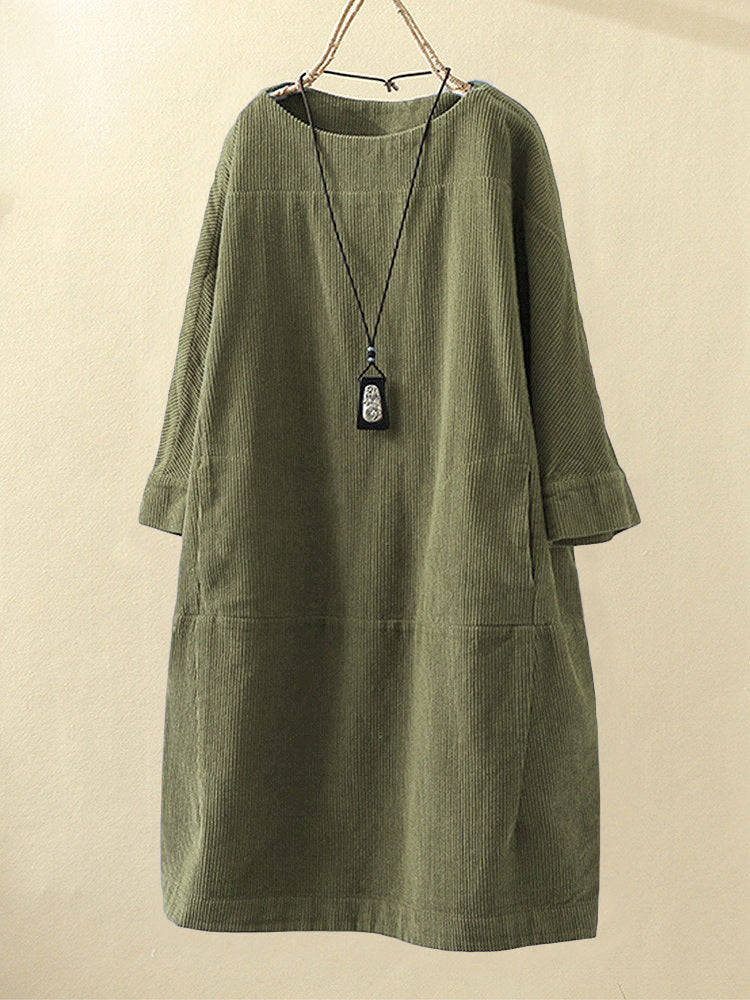 Mira | Corduroy Tunic Dress