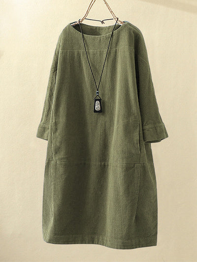 Mira | Corduroy Tunic Dress