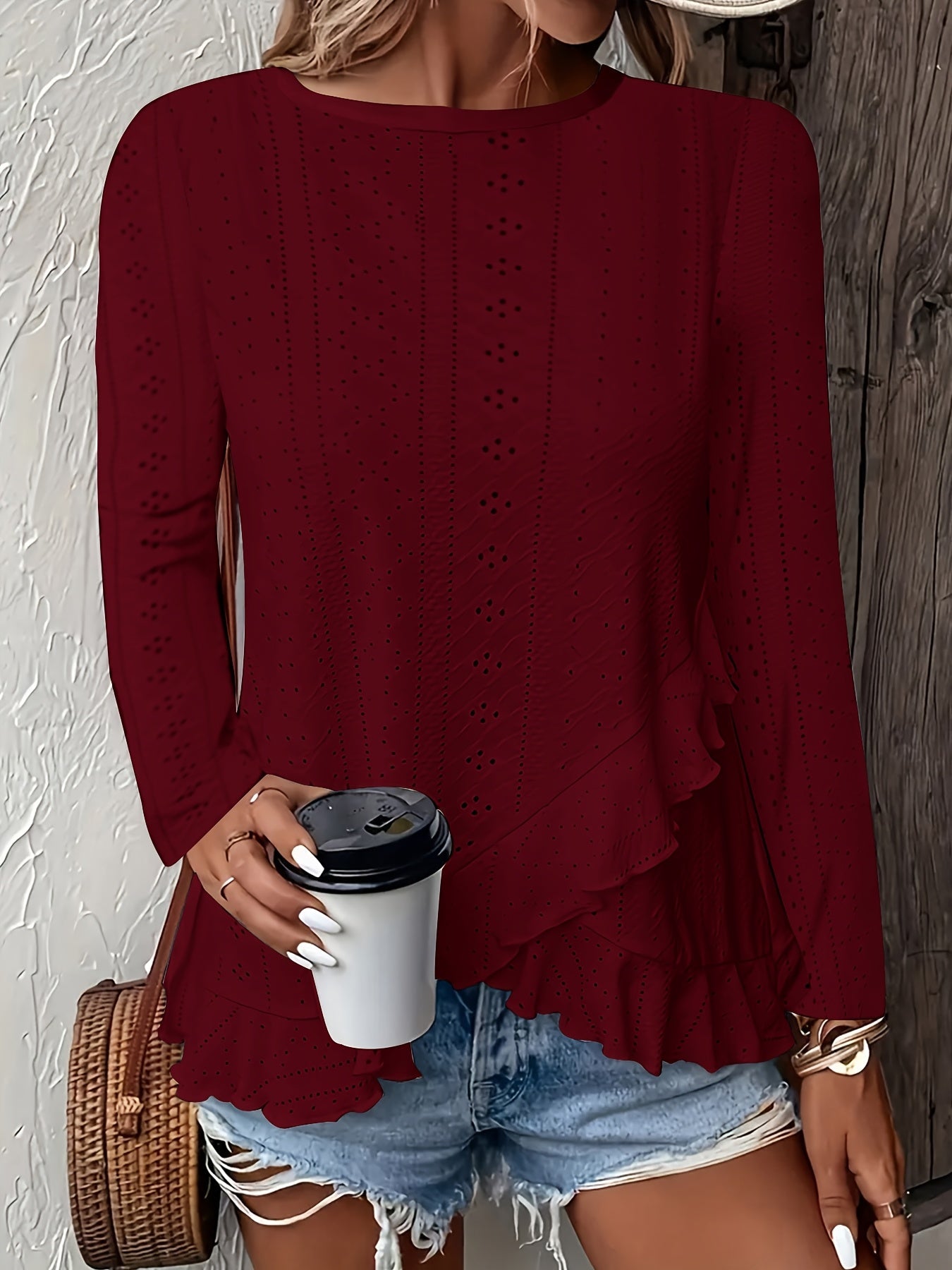 Sage | Chic Ruffle Top