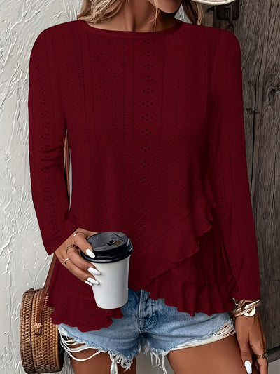Sage | Chic Ruffle Top