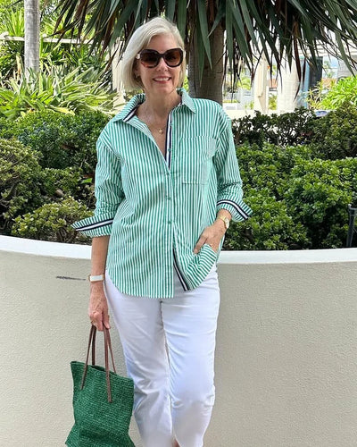 Margareth | Casual Striped Shirt