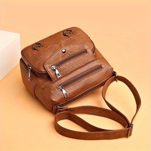 Elanor | Retro Multi Pockets Crossbody Bag