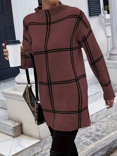 Vienna | Stylish Grid Sweater