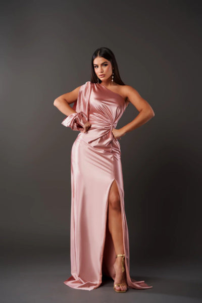 Rebecca | One-Shoulder  Maxi Dress