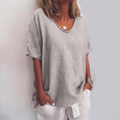 Anna | Comfortable Loose Blouse with Tummy Coverage