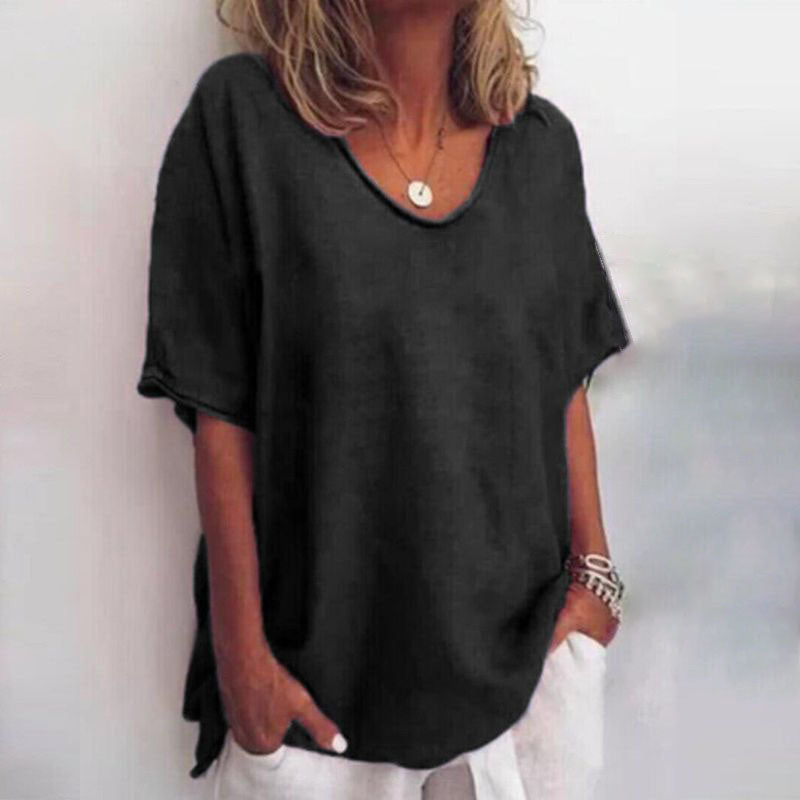 Anna | Comfortable Loose Blouse with Tummy Coverage