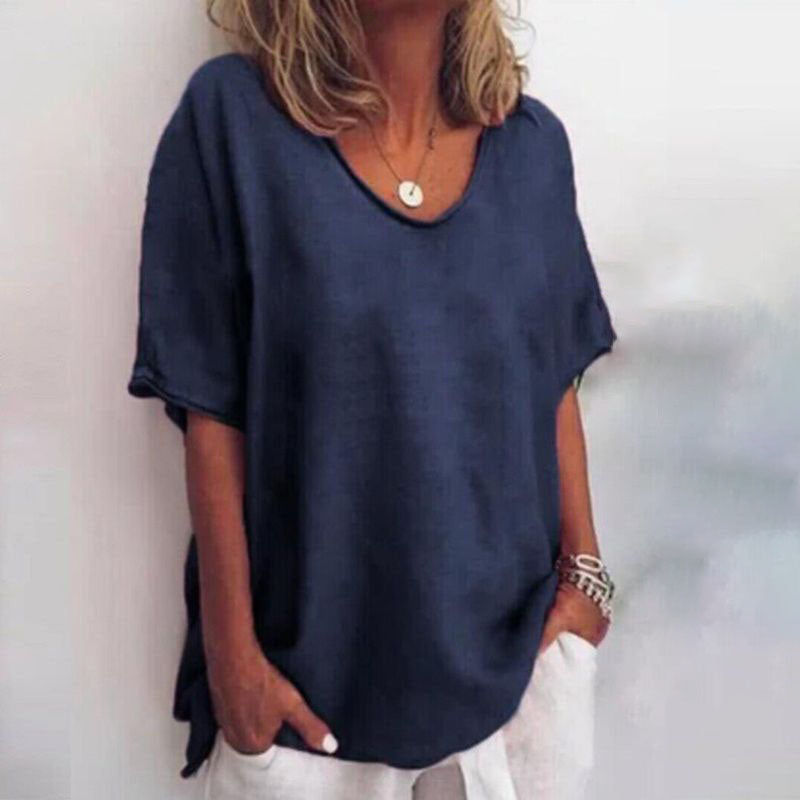 Anna | Comfortable Loose Blouse with Tummy Coverage