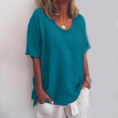 Anna | Comfortable Loose Blouse with Tummy Coverage